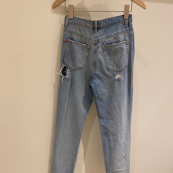 Ripped Mom High Rise Jeans - Picture 3 of 7